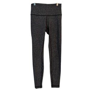 Lululemon Athletica | Gray and Black Heather Align 28”Leggings Size 6